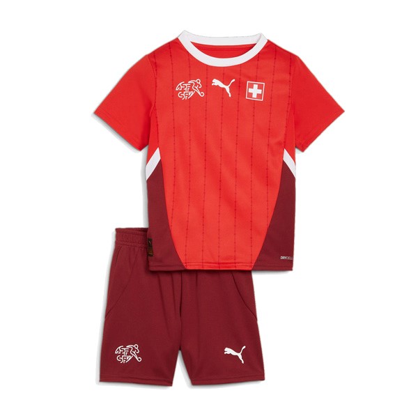 Camiseta Suiza Primera equipo Niño 2024